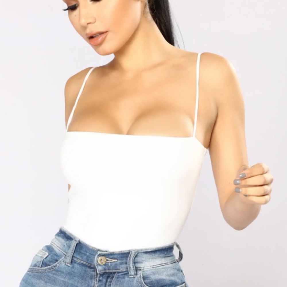 Ivory FashionNova bodysuit
